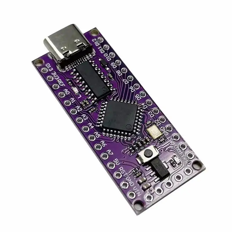 1Pcs Type-C Interface LGT8F328P LQFP32 MiniEVB With Crystal Replaces Nano V3.0 ATMega328P CH9340/CH340 SOP16 USB Driver