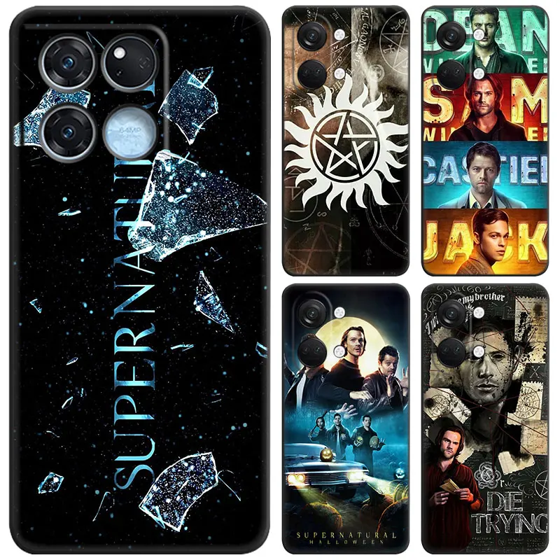 Supernatural tv show Black Phone Case For OnePlus Nord 3 2T N30 N300 N20 N200 CE2 CE3 Lite 10T 11 9RT ACE 2V Pro Cartoon Cover