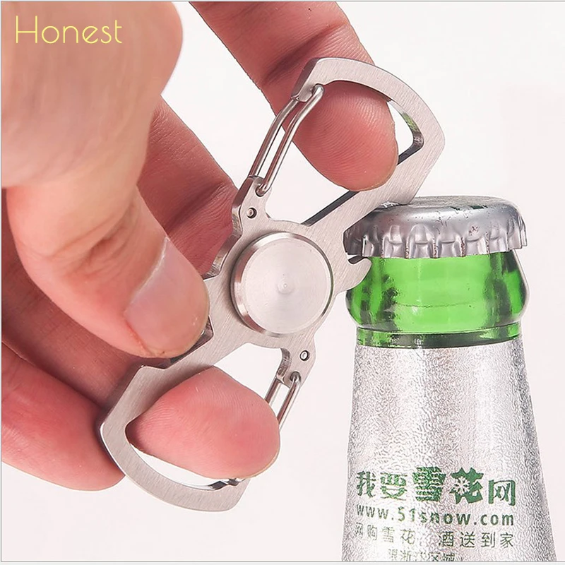 Creative Men Keychain Tool Metal Gyro Car Key Chain Bottle Opener Key Ring Holder Bag Charm Jewelry Accessories Best Gift