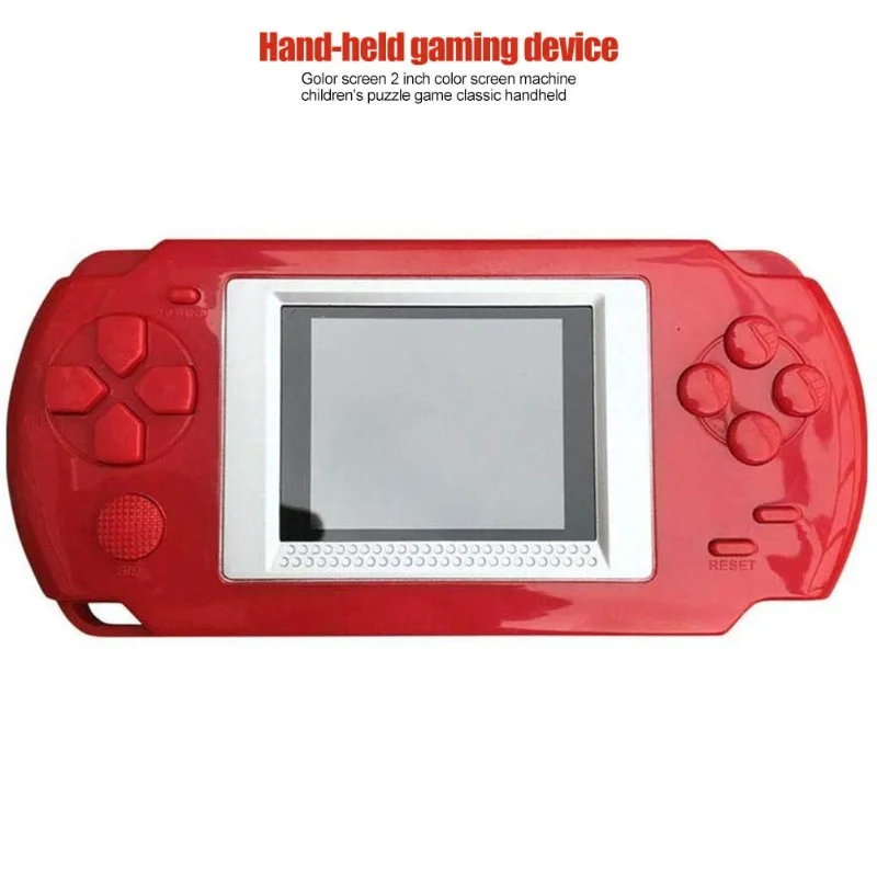 وحدة تحكم ألعاب محمولة ريترو مدمجة في 268 ألعاب كلاسيكية 2.0 بوصة شاشة LCD نمط الممرات نظام ألعاب الفيديو هدايا للأطفال والكبار