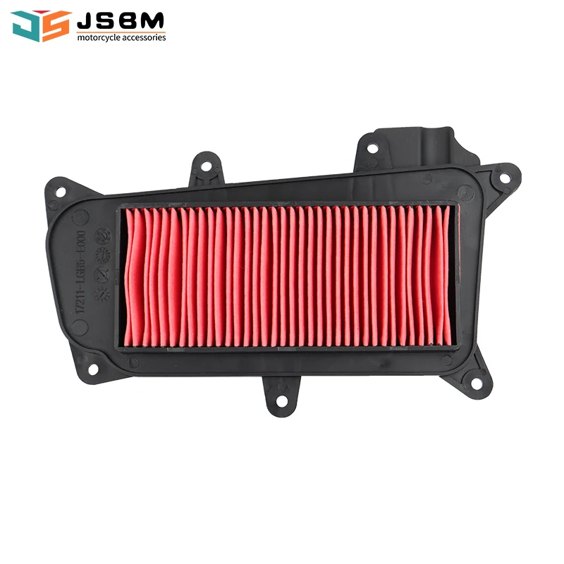 فلتر هواء ملحقات دراجات نارية JSBM لـ Like125 LX125 2009 2010 2011 2012 Like150 Like200 Like200i like 125 150 200 17211-LGR5-E10 #2