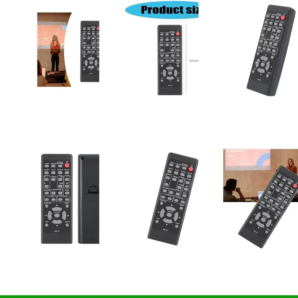 U55C Universal Replacement Remote Control for RP017F RP016F HCP-320X 3250 R001 Projector Models And More Black