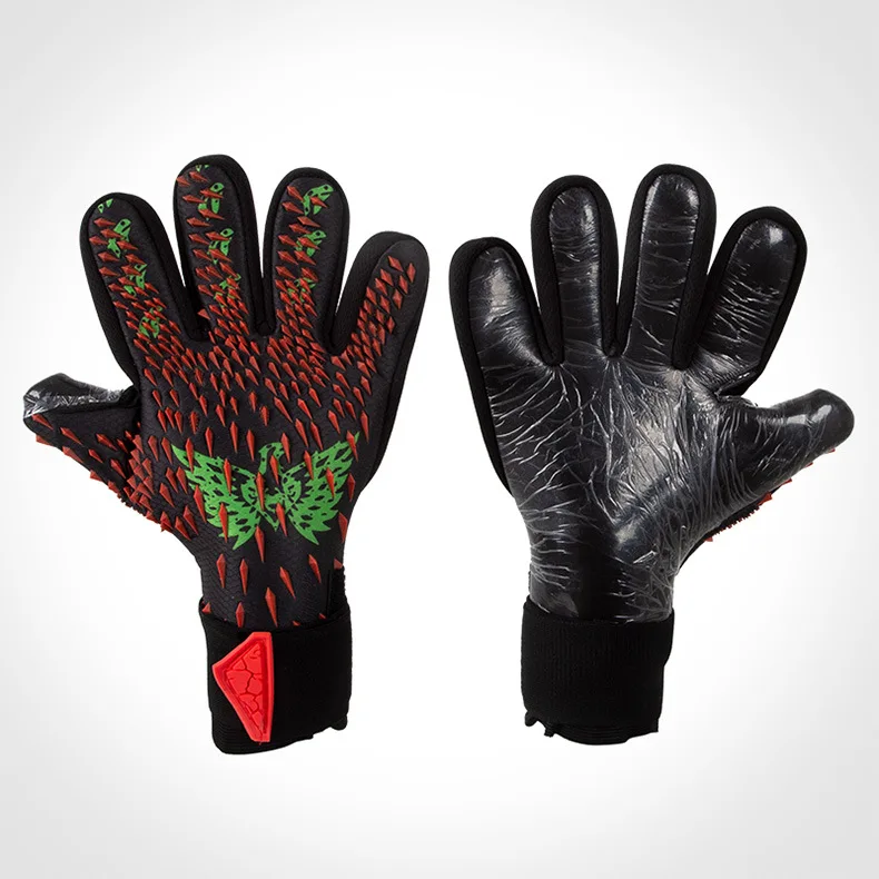 ถุงมือฝึกซ้อมฟุตบอล ถุงมือผู้รักษาประตูระบายอากาศหนาและอบอุ่น ถุงมือผู้รักษาประตูโดยตรงจากโรงงาน