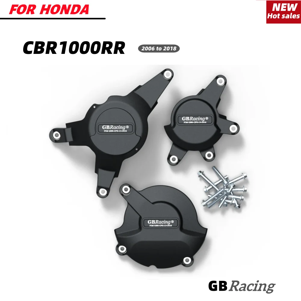

GBRacing Engine Cover CBR1000RR 2008-2016 For HONDA Motorcycle, Clutch Pulse Protection Cover, AC Generator Protection Cover