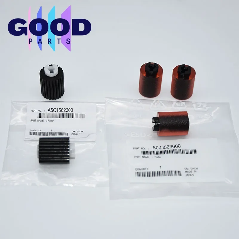 10SETS A5C1562200 A00J563600 Pickup Roller for Konica Minolta C220 C224 C227 C258 C280 C284 C287 C308 C360 C364 C368 C452 C454