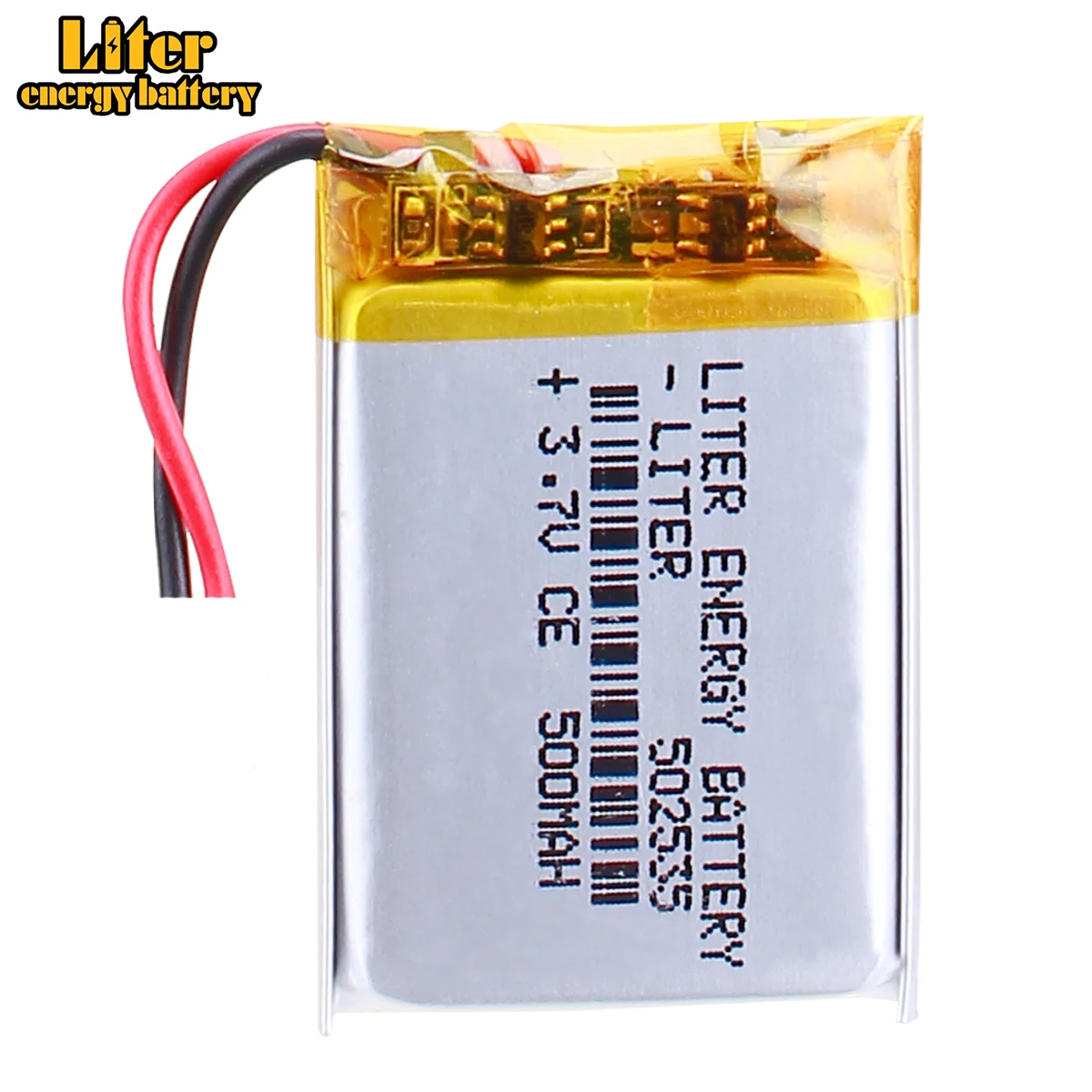 502535 3.7V 500MA Lithium Polymer Li-Po Li Ion Rechargeable Battery Cells For Mp3 MP4 MP5 GPS Mobile Bluetooth