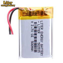502535 3.7V 500MA Lithium Polymer Li-Po li ion Rechargeable Battery cells For Mp3 MP4 MP5 GPS mobile bluetooth