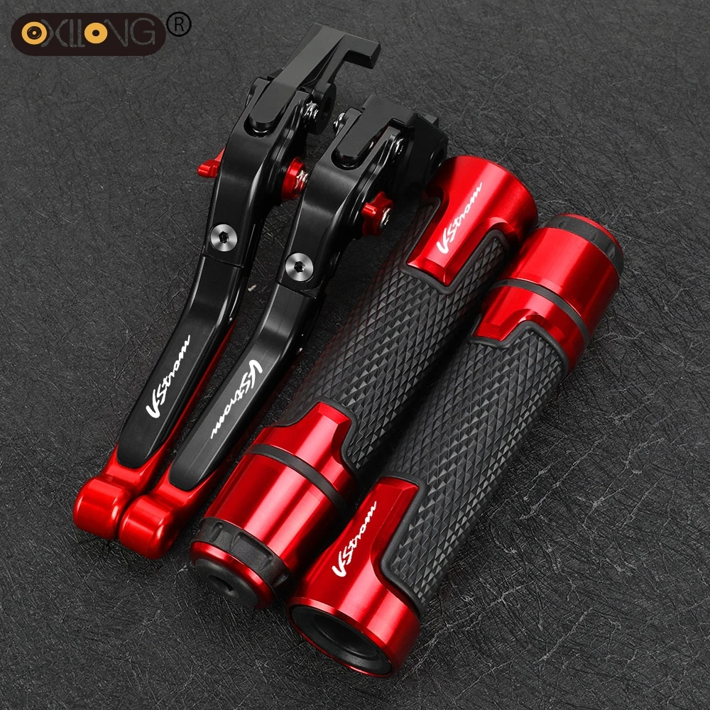 

FOR SUZUKI DL650 V-STROM 2004 2005 2006 2007 2008 2009 2010 Motorcycle Brake Clutch Levers Handlebar Handle bar Hand Grips ends