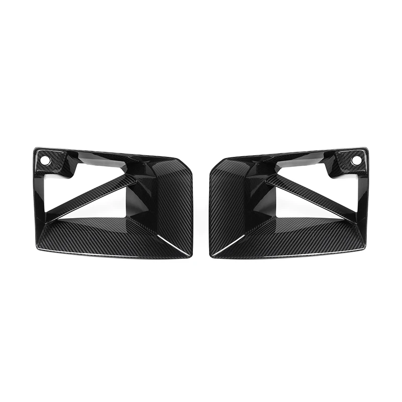 M Performance Style Dry Carbon fiber Front Bumper Lip 2 PCS For BMW M2 G87 2-Door 2023+ G87 Front Fender Side Vent Trim air duct