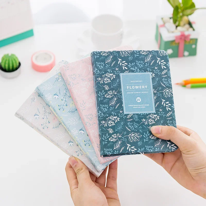 Korean Kawaii A6 Schedule Vintage Yearly Diary Weekly Monthly Daily Planner Flower Organizer Paper Notebook School Agenda Supply