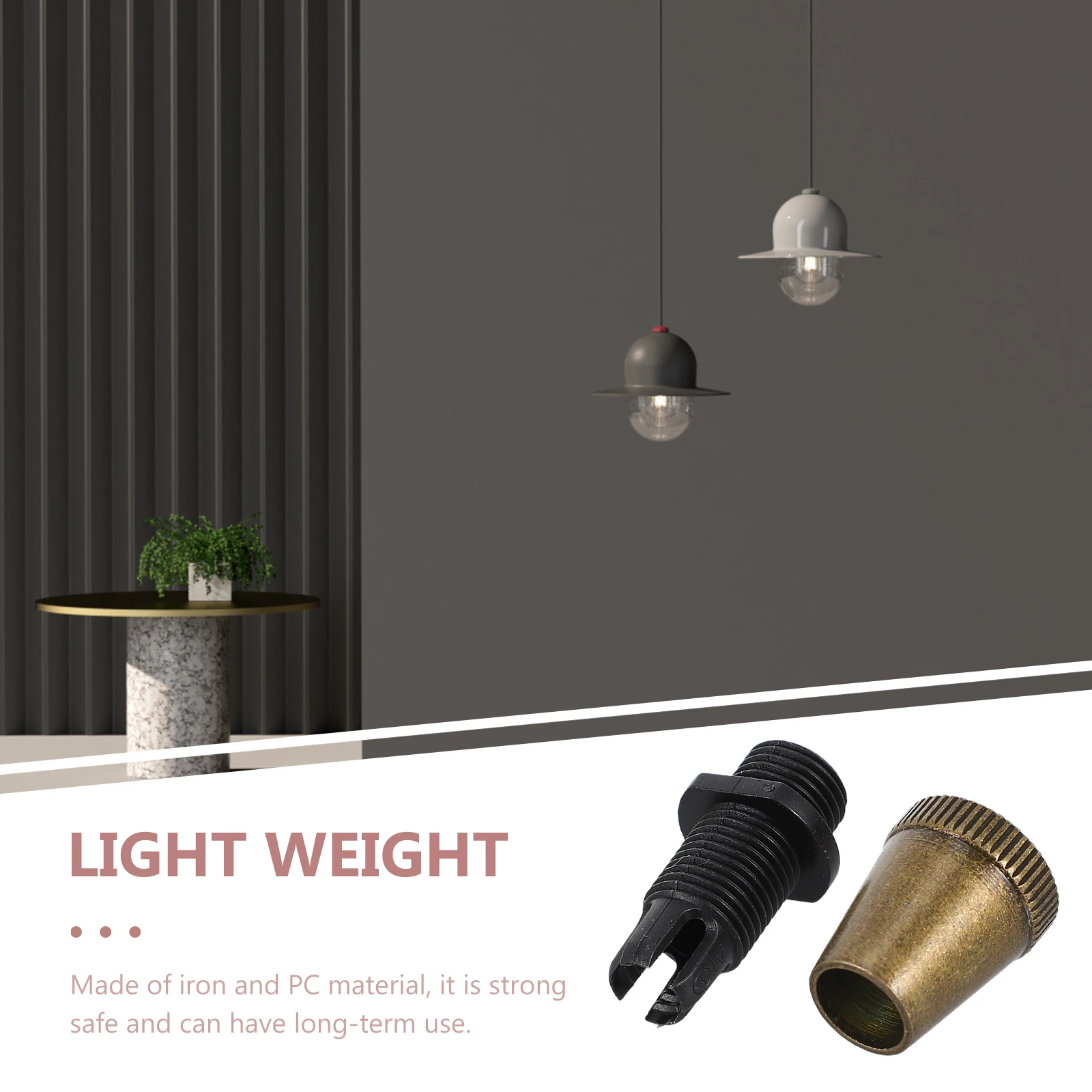 

Chandelier Wire Buckle Clips Cable Gland Connectors Pins Holder Strain Relief Cord Connector Lightweight Iron PC