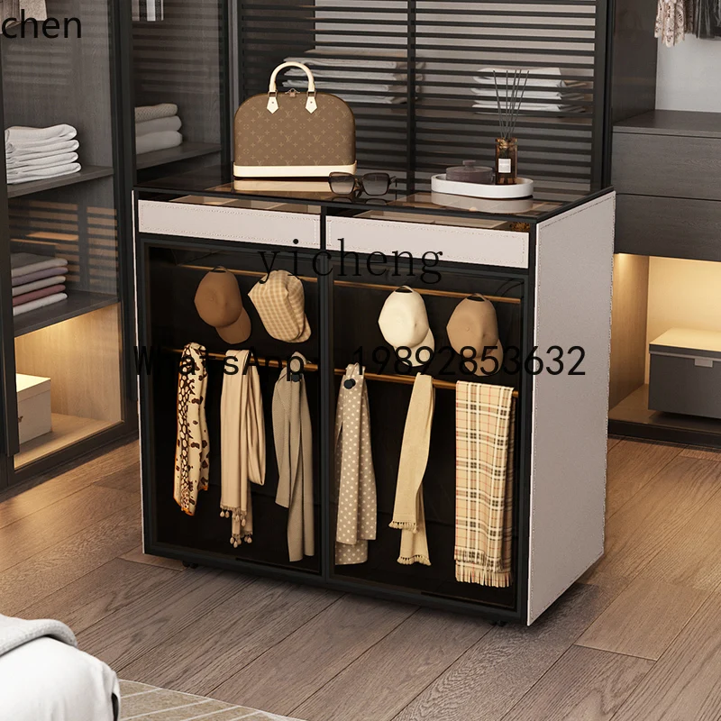 

PYH cloakroom mid-island cabinet bedroom jewelry display cabinet modern simple storage