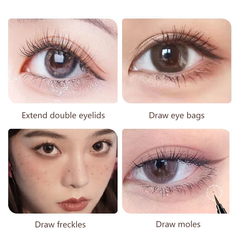 Liquid Eyeliner Lying Silkworm Pen Matte Shadow Long-Lasting Waterproof Quick-Dry Pen Glitter Eye Makeup Beauty Tools