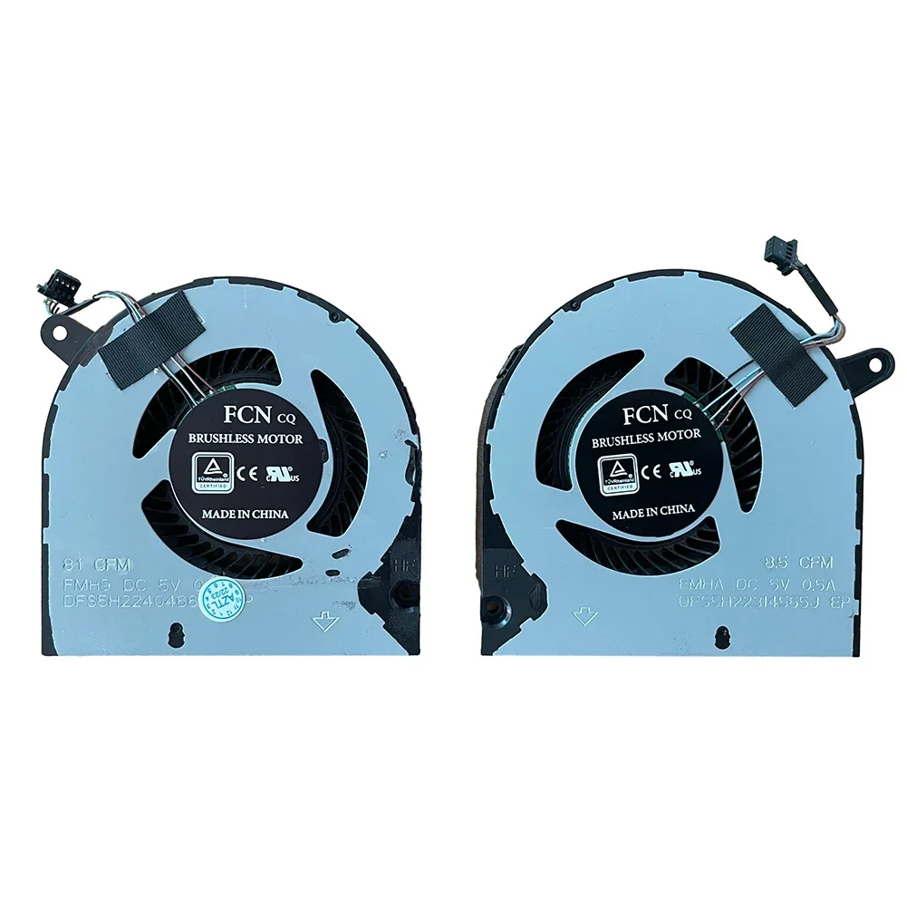 Replacement New Laptop CPU + GPU Cooling Fan for DELL G5 15 5500 5505 G3 3500 Series PC01D F3DF0