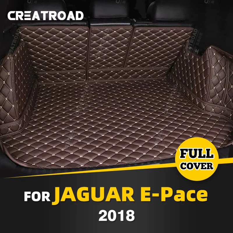 

Автомобильный коврик для багажника с полным покрытием для Jaguar E-PACE 2018, автомобильная Накладка для багажника, подкладка для груза, защитные аксессуары для интерьера