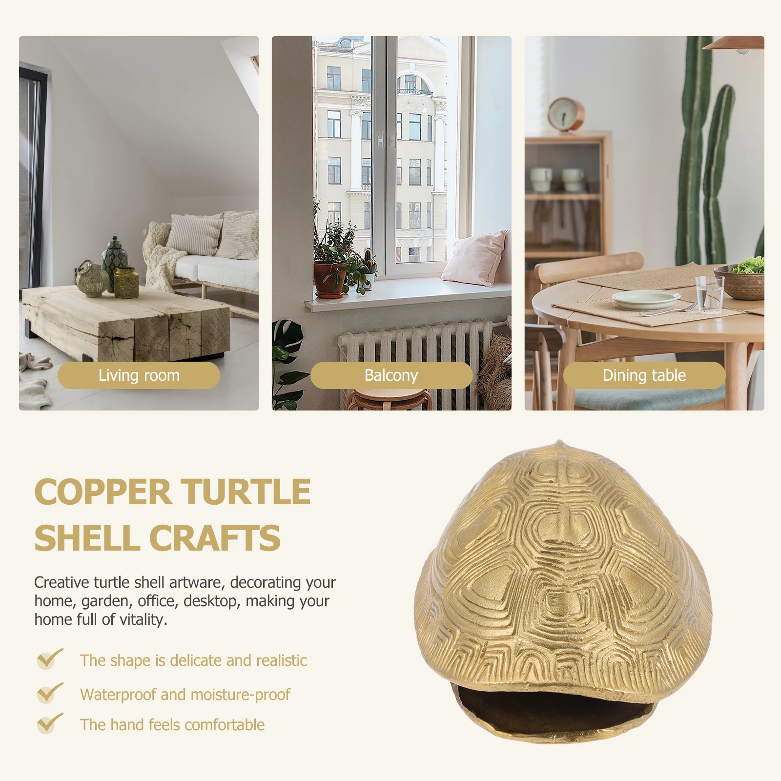 

Copper Turtle Shell Ornament Home Decor Ornaments Craft Figurine Metal Model Crafts Figurines Decoration