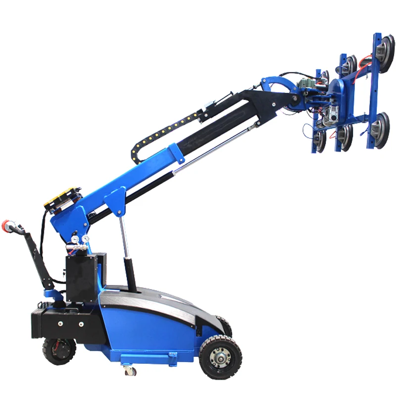 800kg Automatic Vacuum Glass Sucker Lifter 8 Pads Manufacturer Direct Sale Industrial Window Installation Lifter Factory
