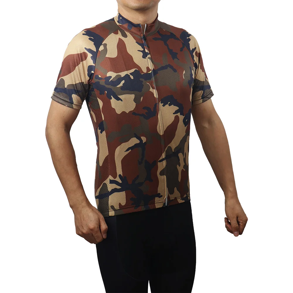 

Men's Breathable Cycling Camo Shirt, Pro Race, Crossmax, Road Ride, Cyclist, MTB, Mx, Motocross, Sports Top, Outdoor Clothes