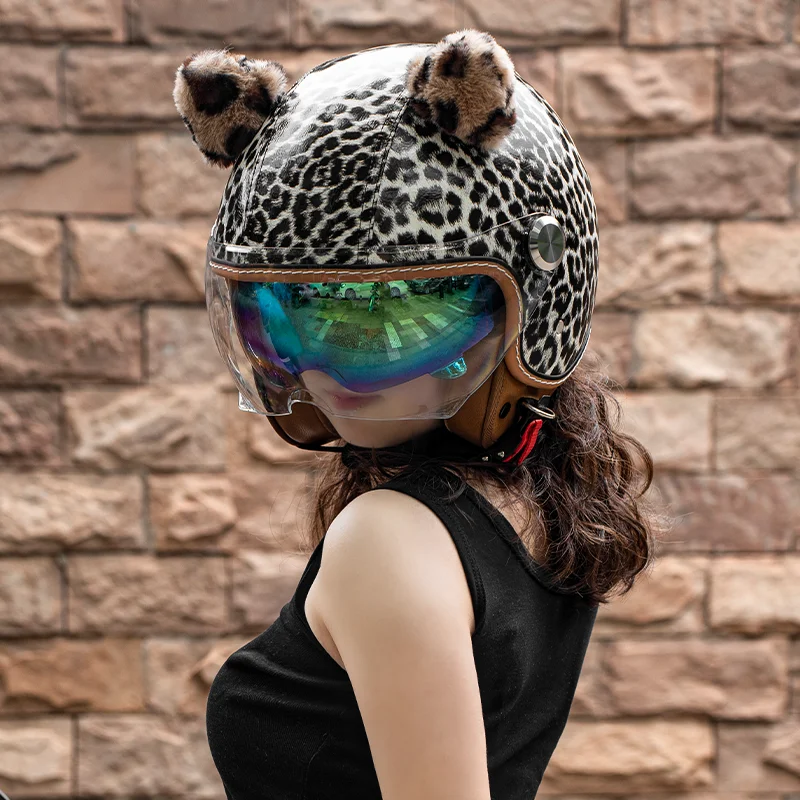 

DOT personalized leopard print pattern for both men and women, warm, detachable, safe, all year round and winter