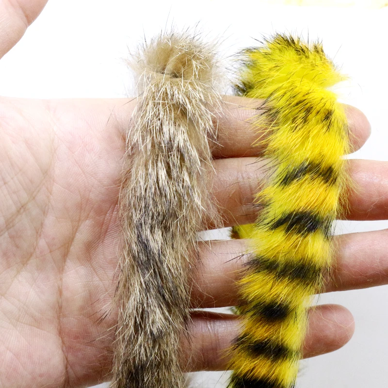 3strips/pack Fly Tying Magnum Zonker Rabbit Strips 8mm Width Larger Zonker for Pike&Musky Big Streamer Pattern&Saltwater Flies - view 4