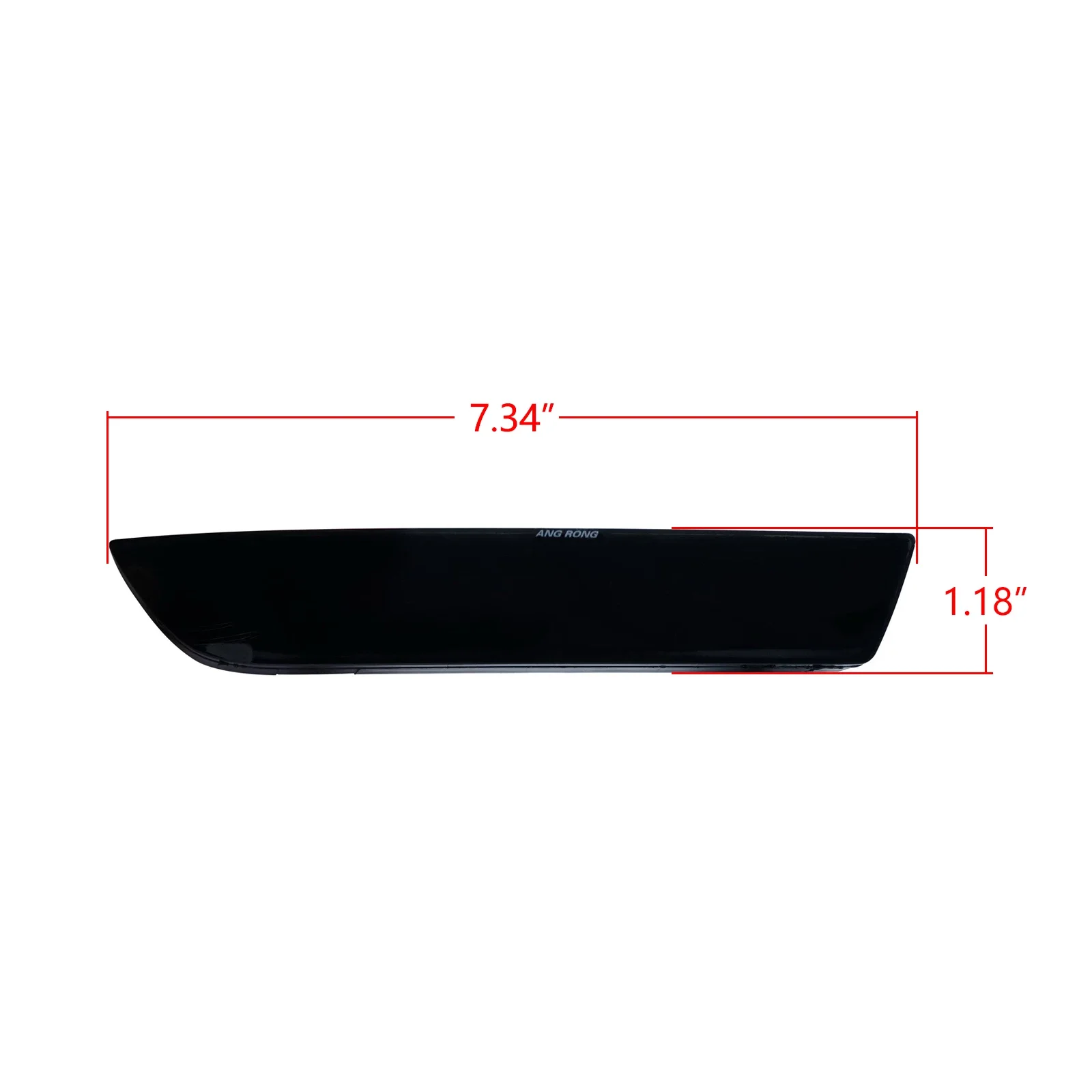 ANGRONG Black Lens LED Rear Bumper Reflector Brake Stop Light For Mercedes Benz W447 Vito V-Class 14-19