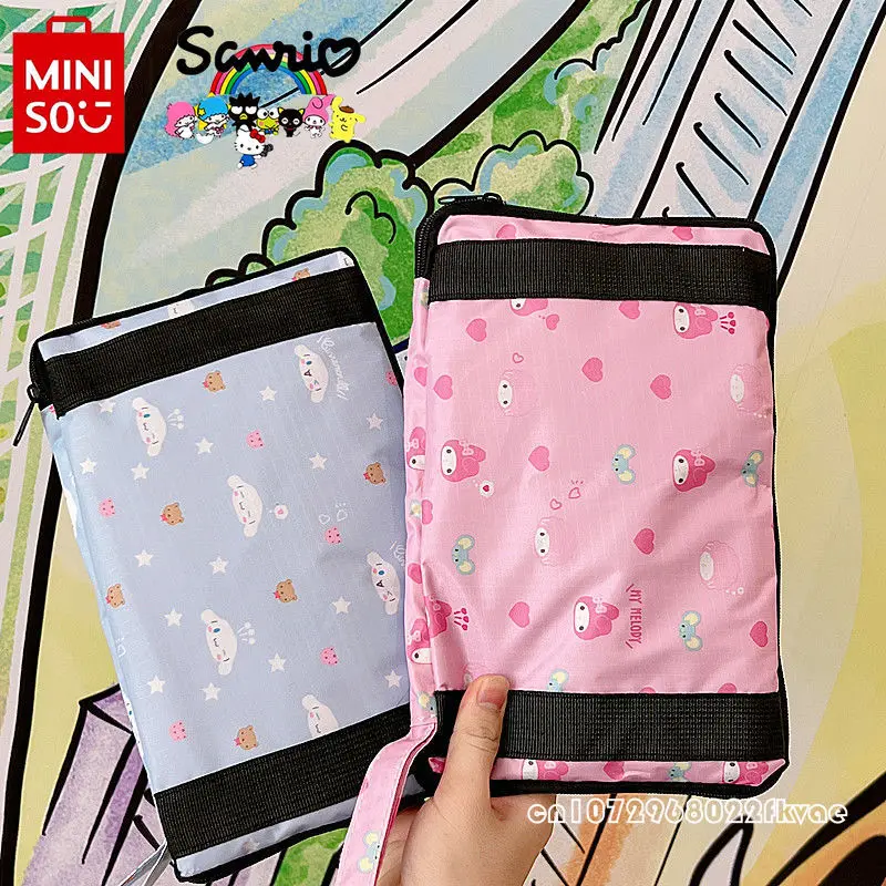 Miniso Sanrio 2024 Portable Travel Bag Fashionable High Quality Boarding Bag Large Capacity Multi Functional Moving Luggage Bag