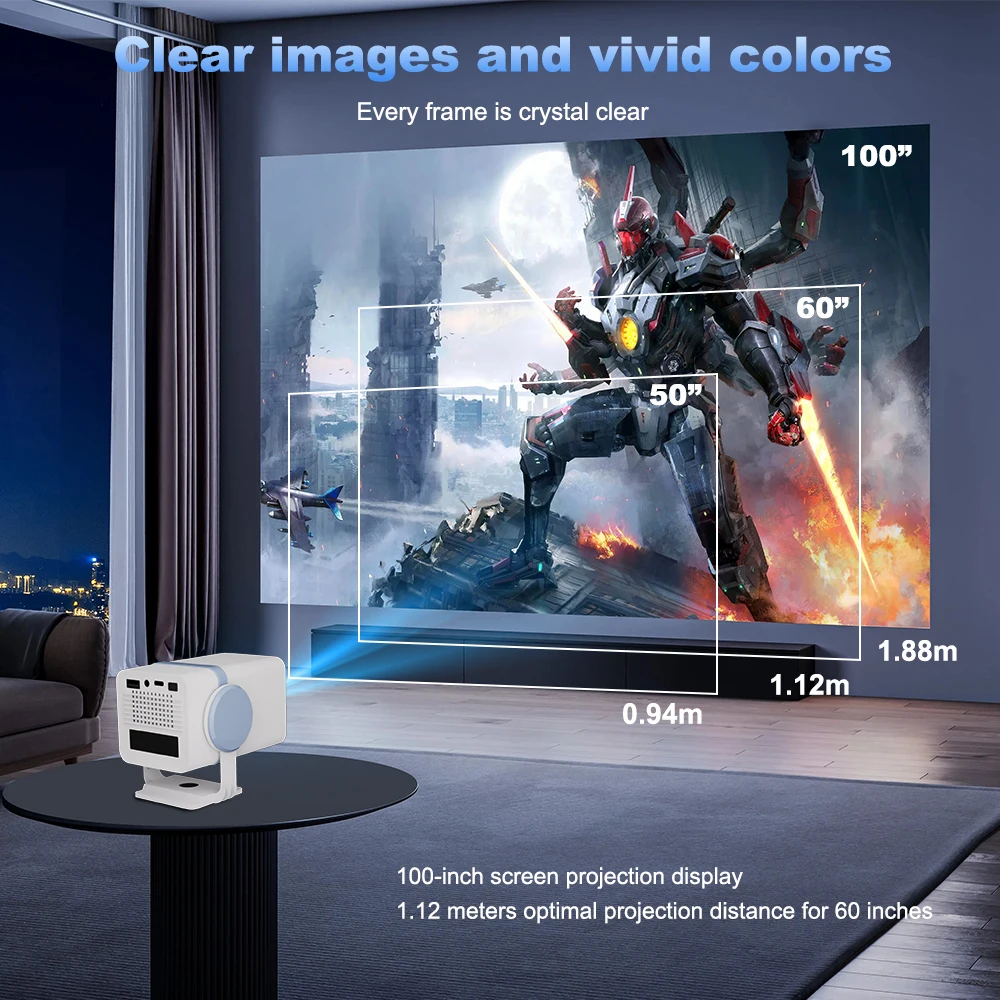 DESS Projector Android 13 Dual - огляд і ціна Home Cinema Compact