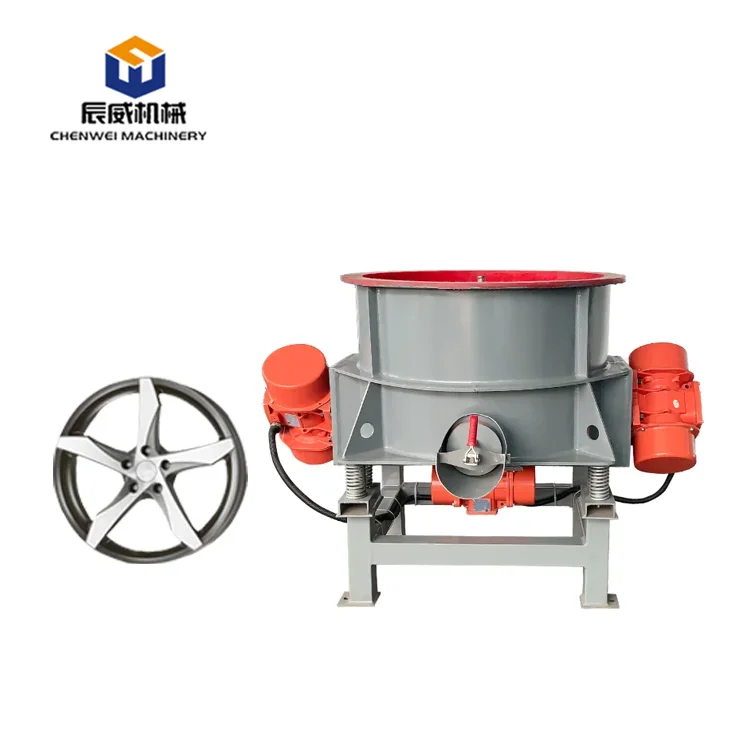 Automatic Rim Aluminum Cleaning Vibrating Polisher Deburring Vibration Wheel Alloy Polishing Machine