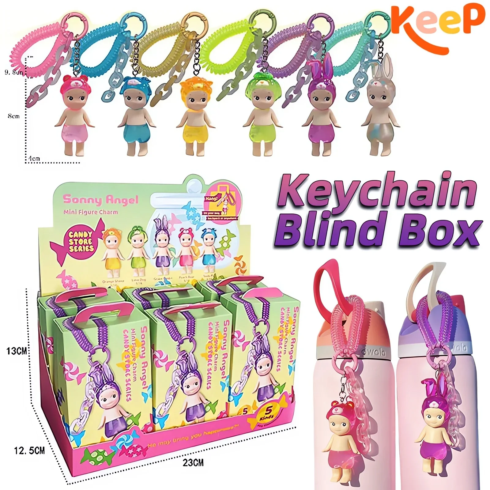 

1/3/6/12 шт. брелок Sonny Angel слепая коробка Hippers Dreaming Candy Store серии украшения куклы автомобильный орнамент милая кукла рождественские подарки