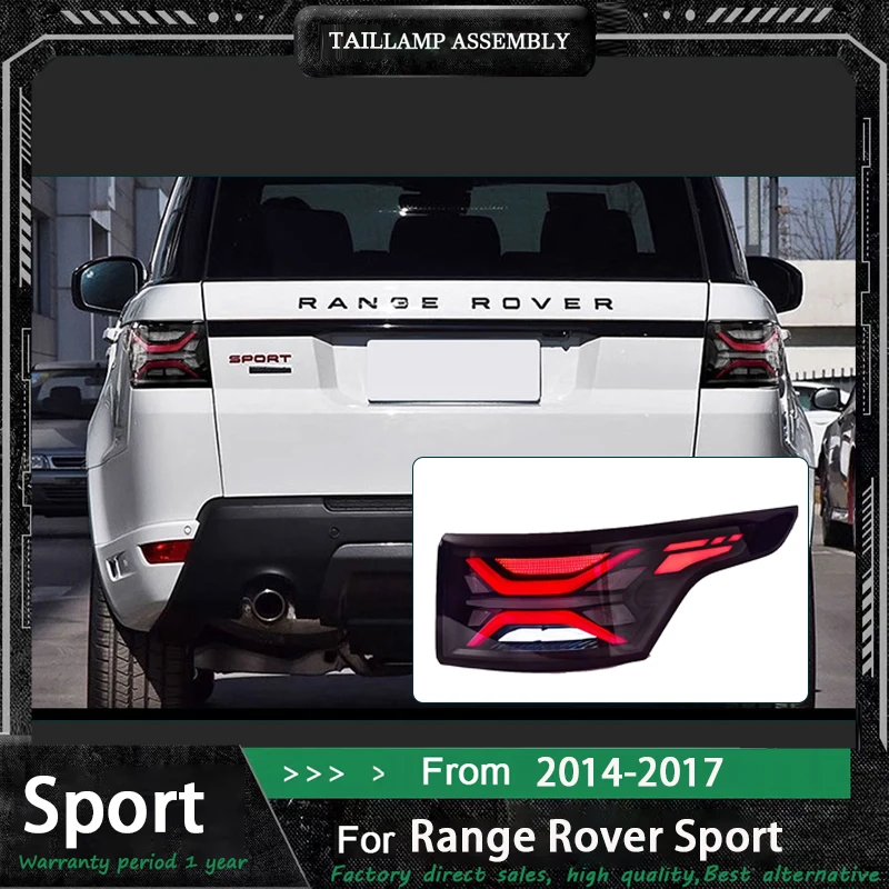 

Автомобильные светодиодные задние фонари для Land Rover Range Rover Sport L494 2014-2017, светодиодные задние фонари в сборе, модифицированные аксессуары Plug and Play