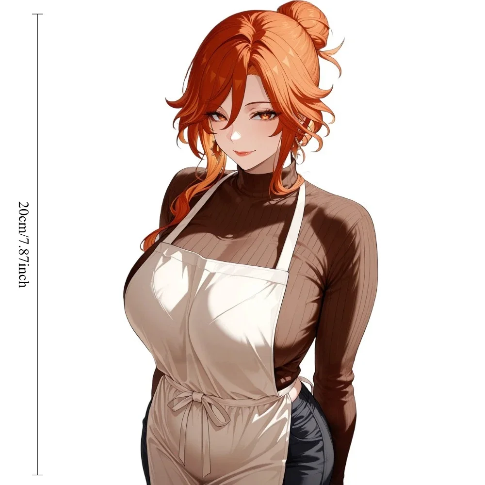 Mavuika Anime Sticker 20cm Waterproof Vinyl Decal for Car Motorcycle Helmet Laptop Window Genshin Impact Gaming Decor