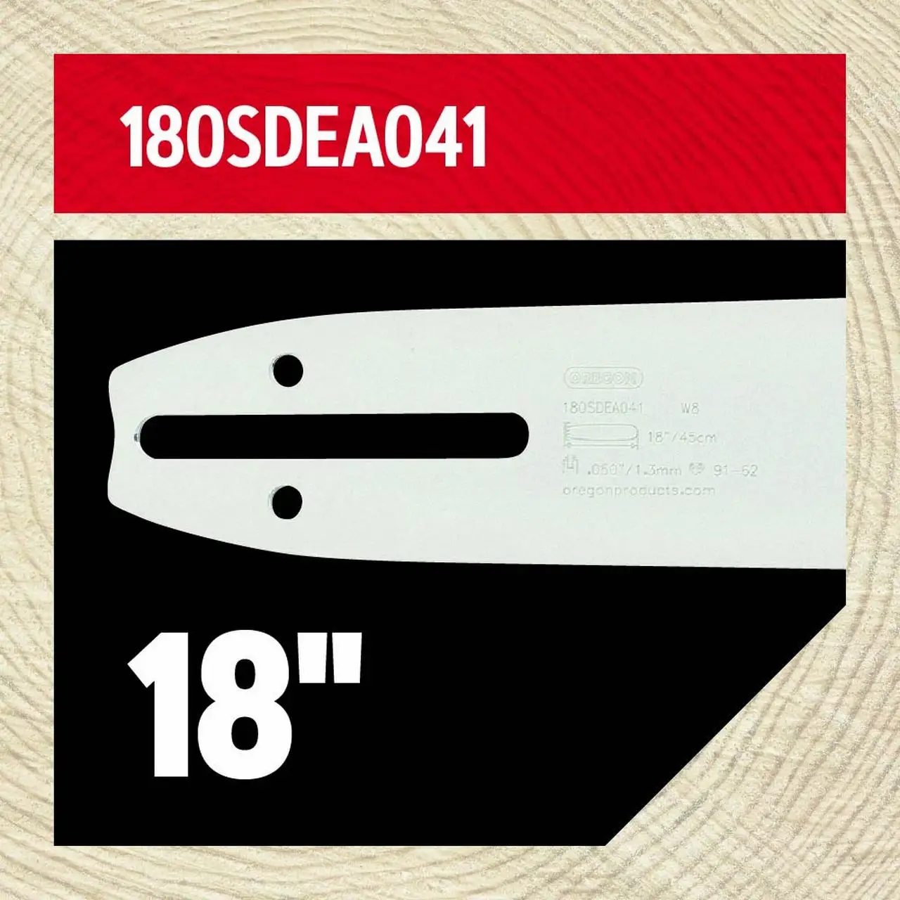 18 pol. Combinação de barra de motosserra e corrente S62; Novo; 1,92 libras.