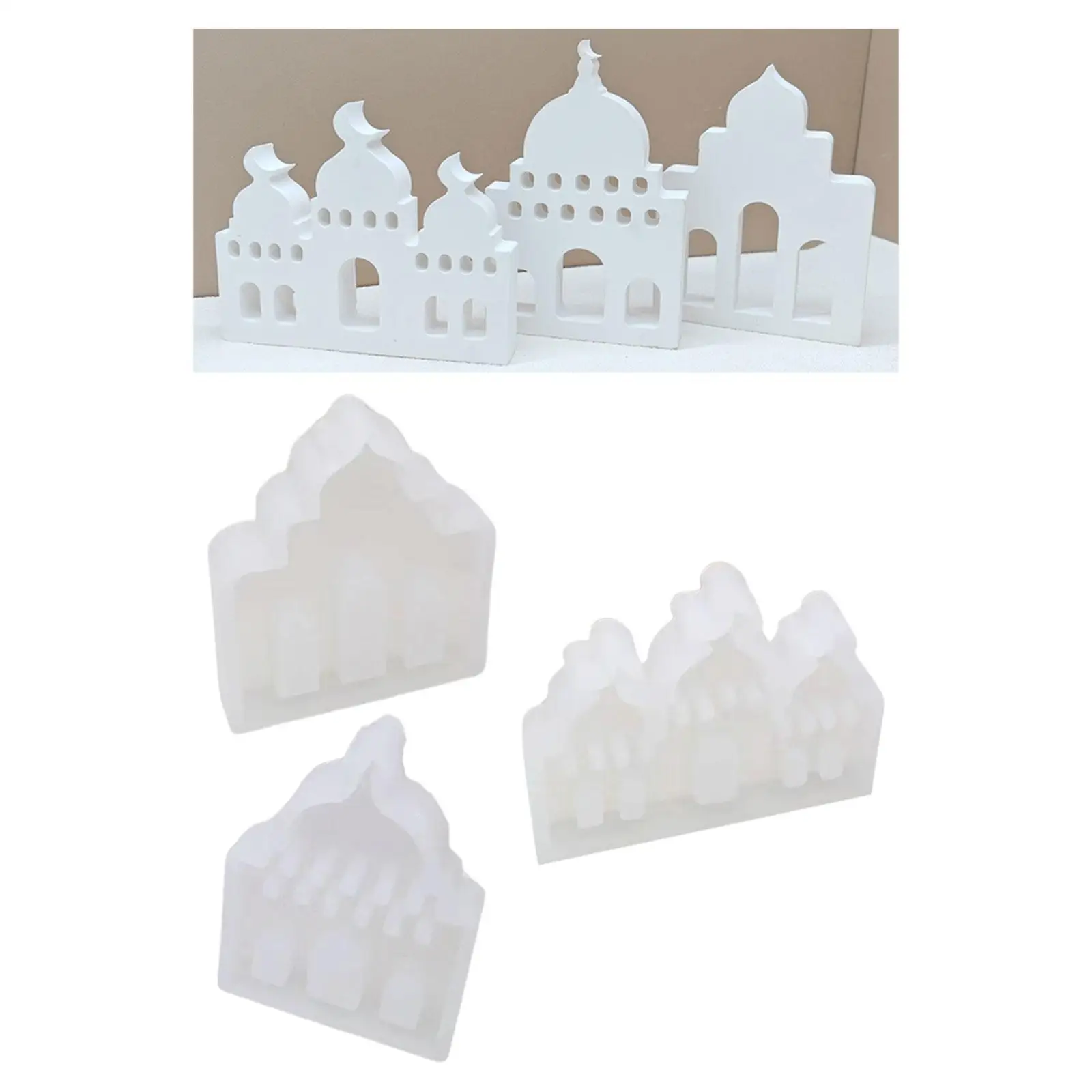 

Silicone Ramadan House Mould Portable Supplies Gift Lightweight Professional