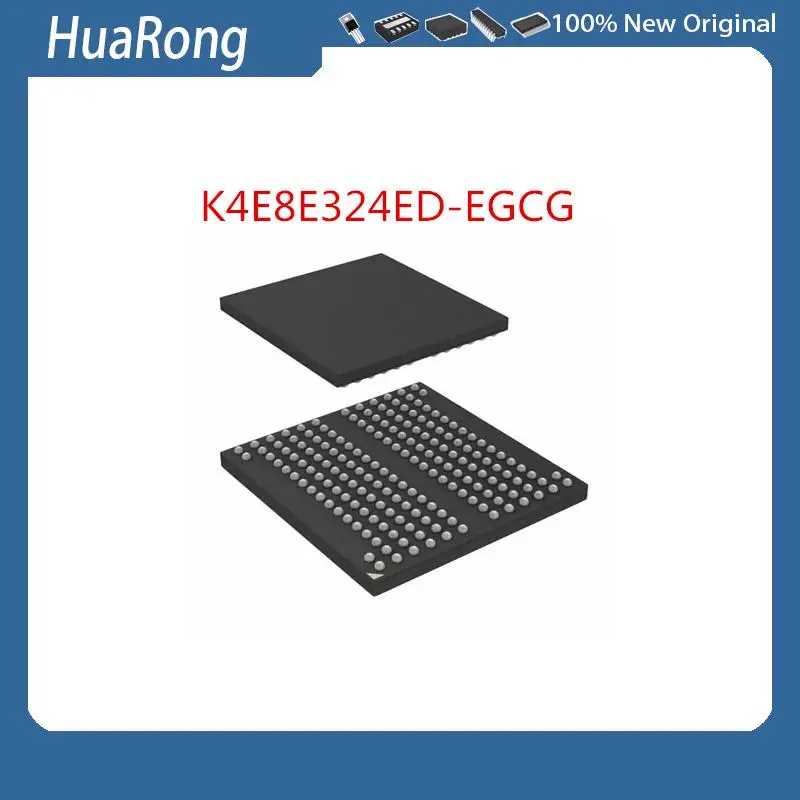 2PCS/LOT       K4E8E324ED-EGCG      FBGA178