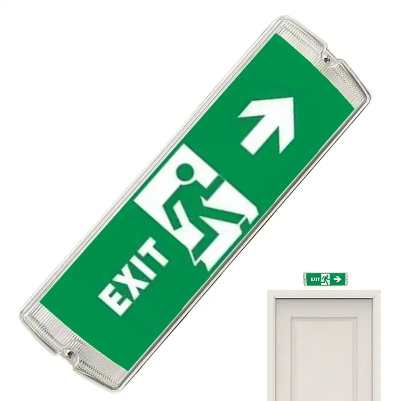 Light Up Exit Signs Evacuation Indicator Light LED Safety Exit Sign Evacuation Indicator Light Fire Exit Sign Lights Super