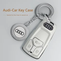 Fashion TPU Car Key Case Full Cover Shell Bag For Audi A3 A4 A5 A6 A7 A8 Q2 Q3 Q4 Q5 Q7 Q8 S5 S6 S7 S Line Accessories Keychain