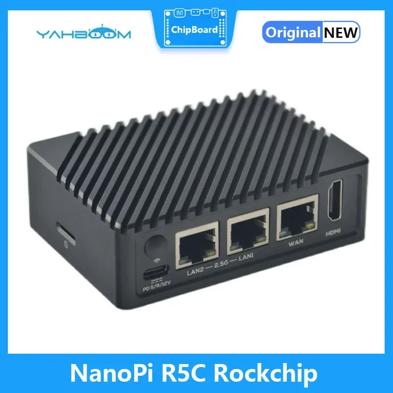 Nanopi R5S RK3568 Board OpenWRT A55 HDMI2.0 2.5G Gigabit Network Port Mini Router