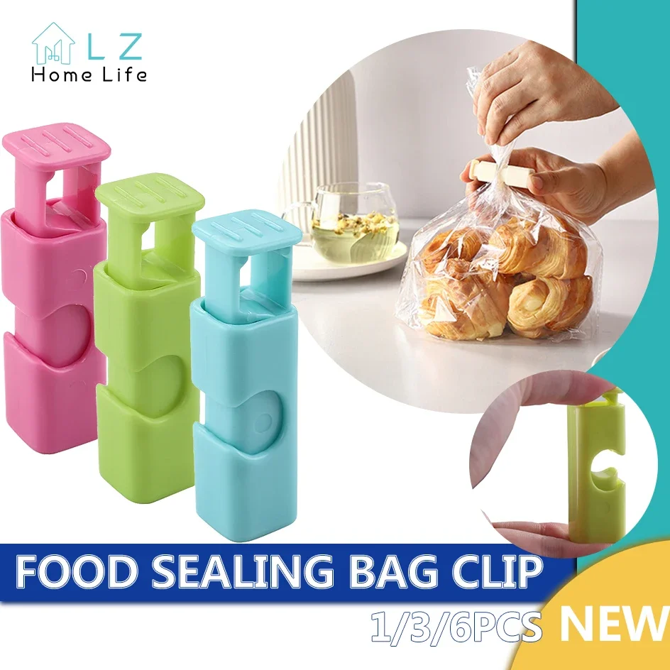 

Multi-purpose Sealing Clips Fresh Food Bread Snack Bags Spring Clamp Kitchen Grain Vegetable Storage bag Clips bag Sealer Tool