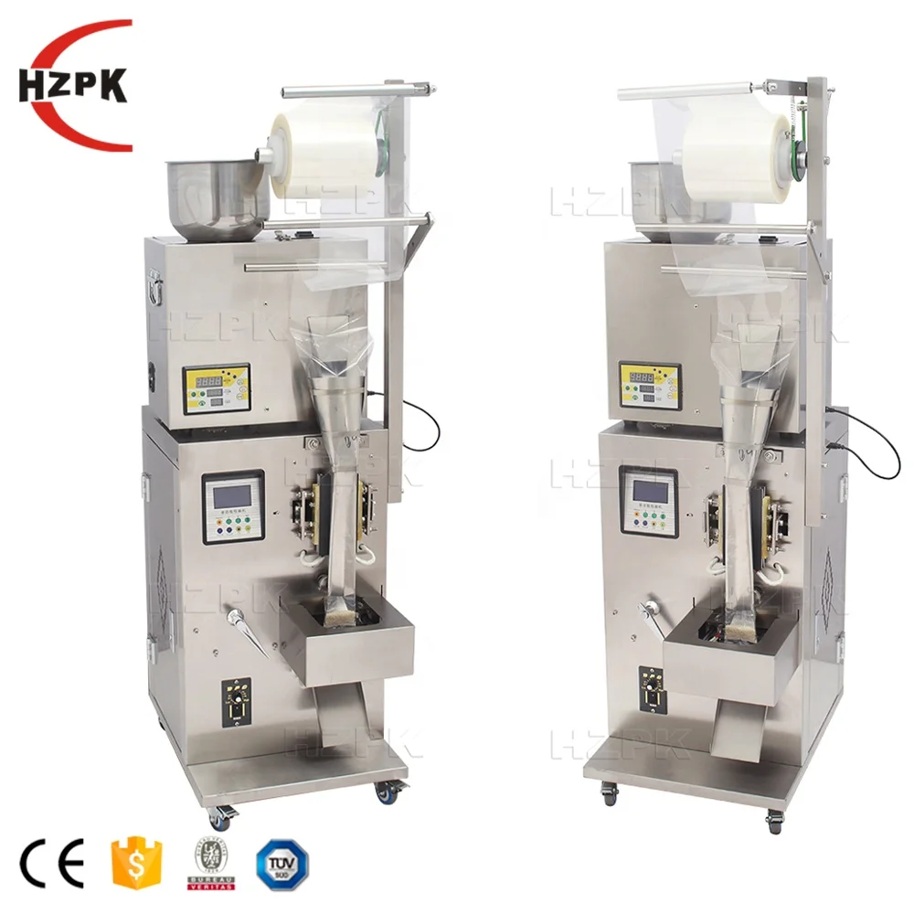 HZPK Multi-function Packaging Machines/automatic Form Fill Seal Granule Spice Sugar Tea Bag Packing Machine