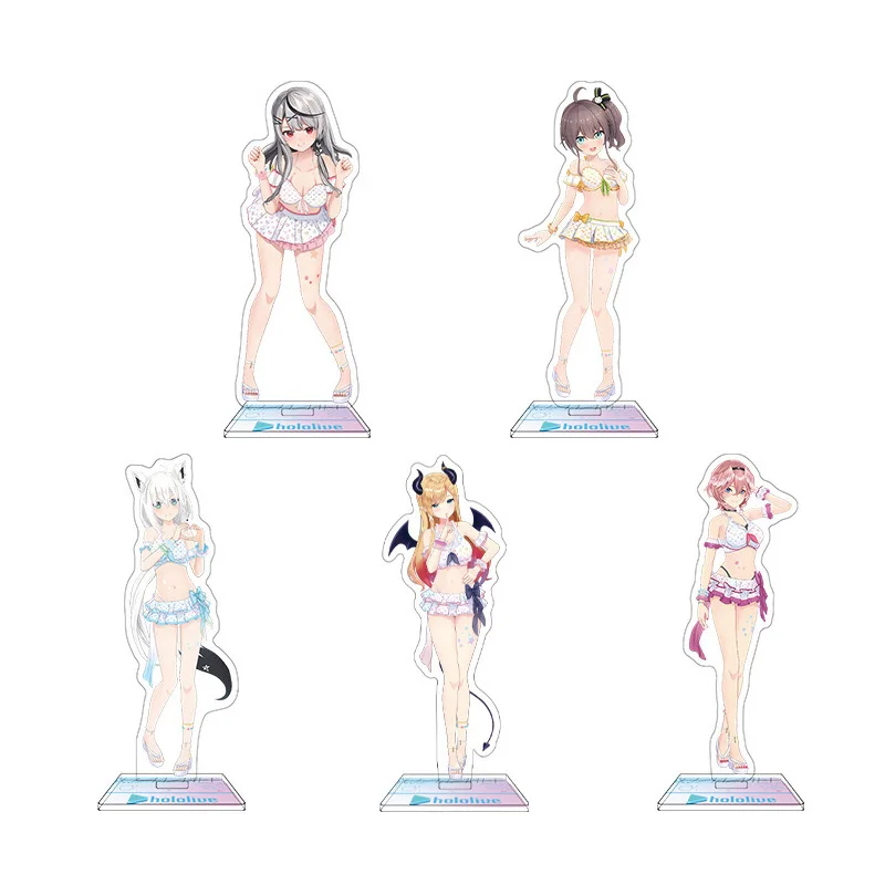 HOLOLIVE VTuber Acrylic Stand & Figure Set - Suisei, Okayu, Koyori Anime Desk Decor (Fan Art Gift)