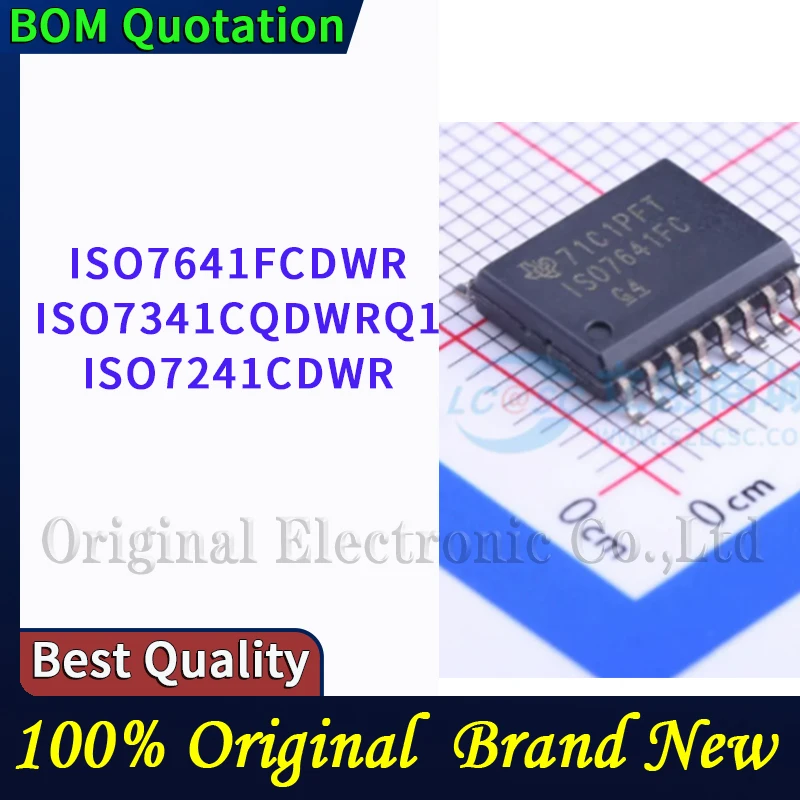 10pcs/lot ISO7641FCDWR ISO7341CQDWRQ1 ISO7241CDWR  plastic casing Original  In stock High quality