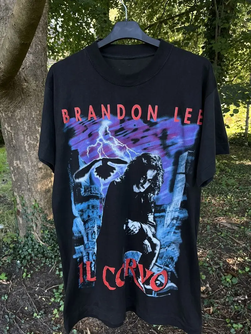 The Crown Brandon_Lee 100% Cotton Black Unisex T-shirt S-5XL VM4611
