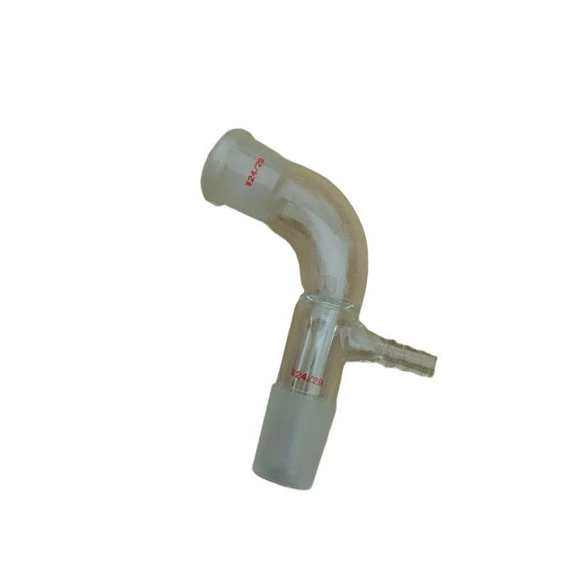 Vacuum receiving tube 14 * 14/19 * 2/24 * 2/29 * 2 standard port vacuum tail connection 105 degree tail connection