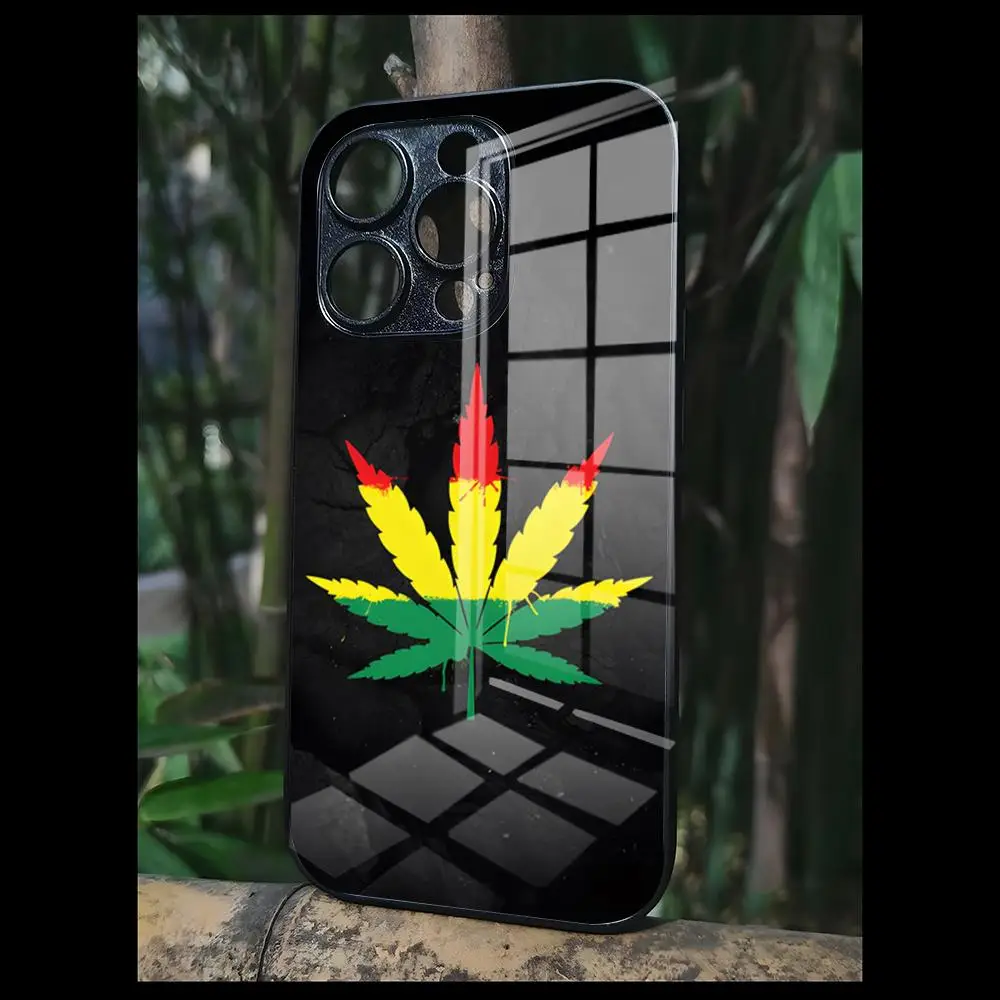 Weed Leaf Pot Kush 420 Smoke For OPPO A 55 54 One Plus 8T 92s A93s A94 95 8 9 7 Pro FindX3 X5PRO RENO4 RENO7 Reno4se 5F 6Z Glass