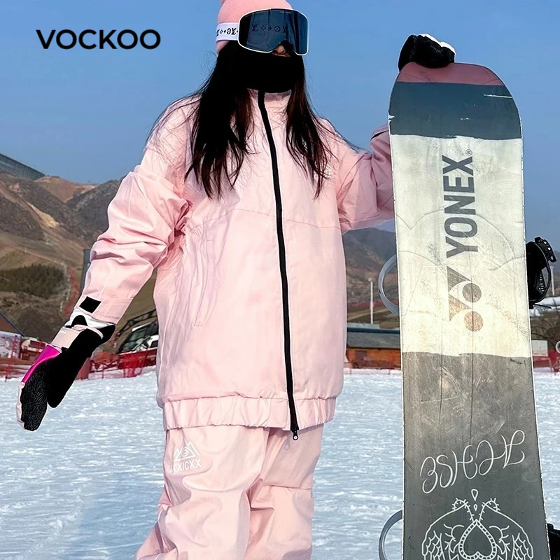 

Новый зимний лыжный костюм VOCCOO, теплая куртка для пар, водонепроницаемая одежда для сноуборда и лыж для женщин (одиночная и двойная), для активного отдыха на улице.