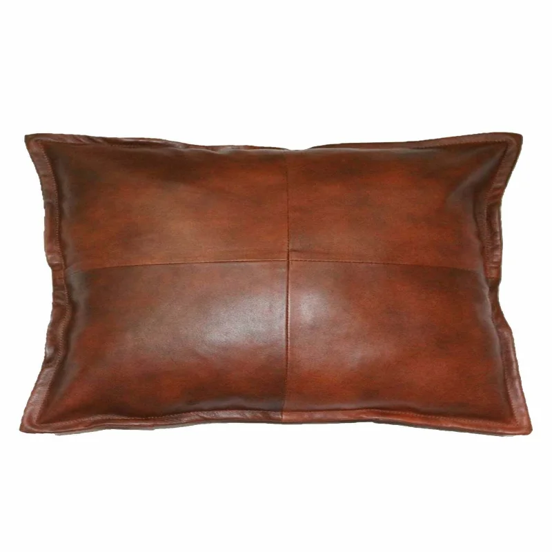 

Genuine Leather Pillow Cushion Living Decor Housewarming Throw Case Cover