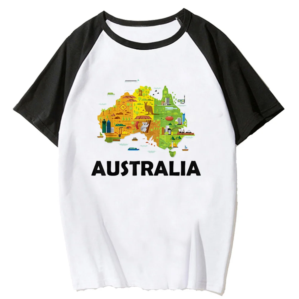 Australia tshirt women comic t shirt female Japanese funny graphic clothing