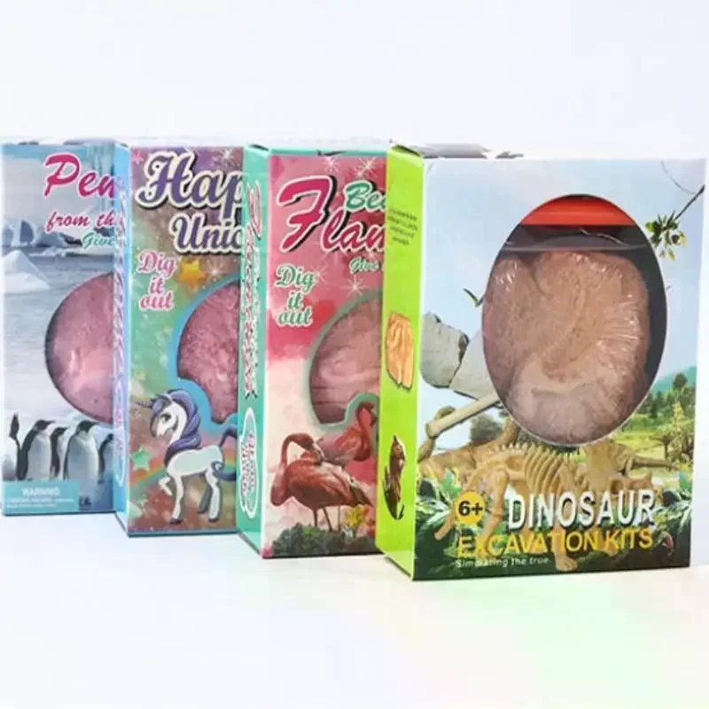 1 Set Dinosaur Fossil Excavation Toys Educational STEM DIY Assembly Model for Kids Birthday Science Adventure Game