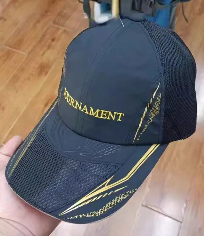 2026 New Summer DW Brand Fishing Cap for Men Sun Protection White Black Mesh Hats Breathable DC-2022T - view 4