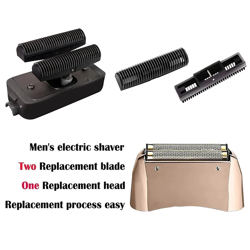 ماكينة حلاقة وقطعة رقائق معدنية بديلة ، متوافقة مع Andis ، ليثيوم ProFoil ، ذهب وردي
